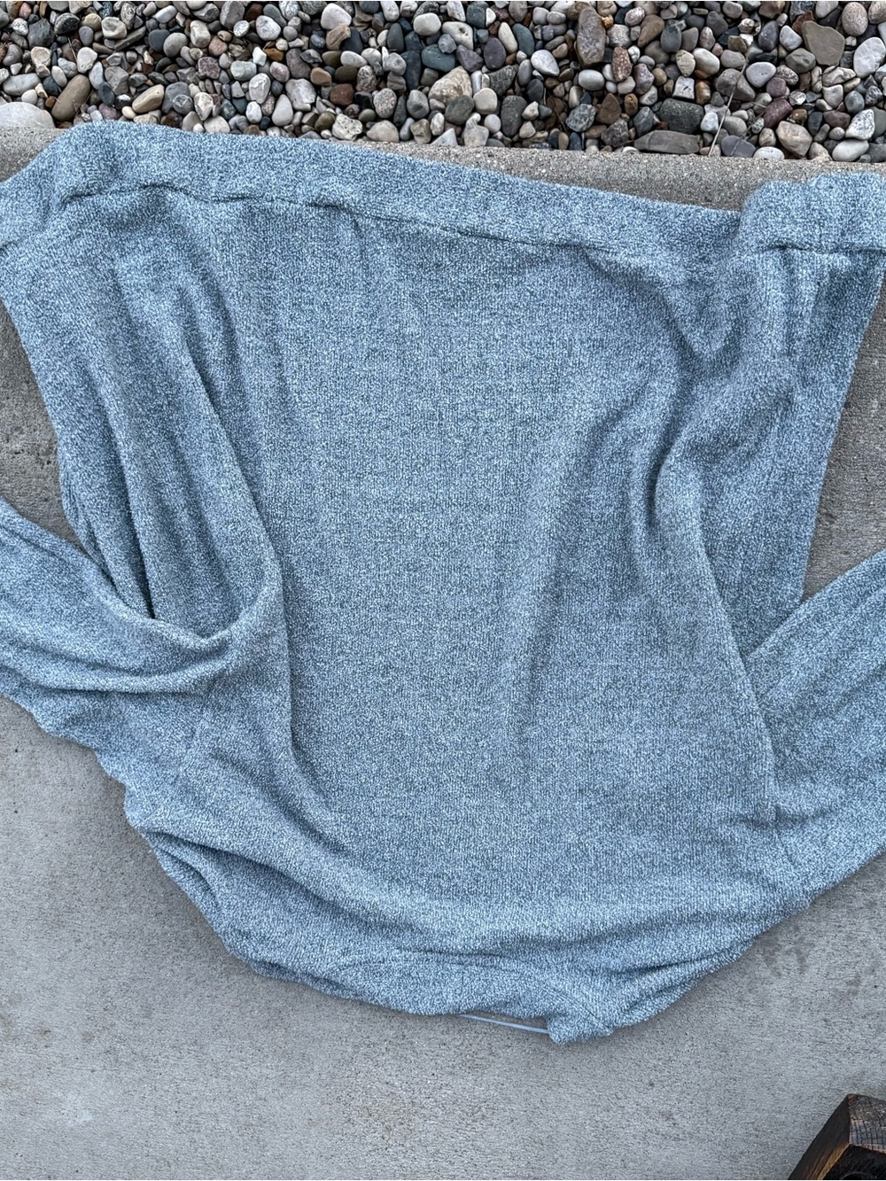Cozy Heather Gray Knit Sweater